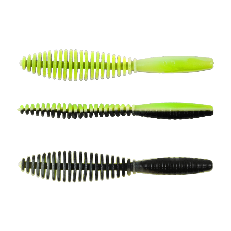 Trout Master - Leech 75 - Black Chartreuse